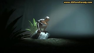 Gollum finds a woman in the forest and fucks her